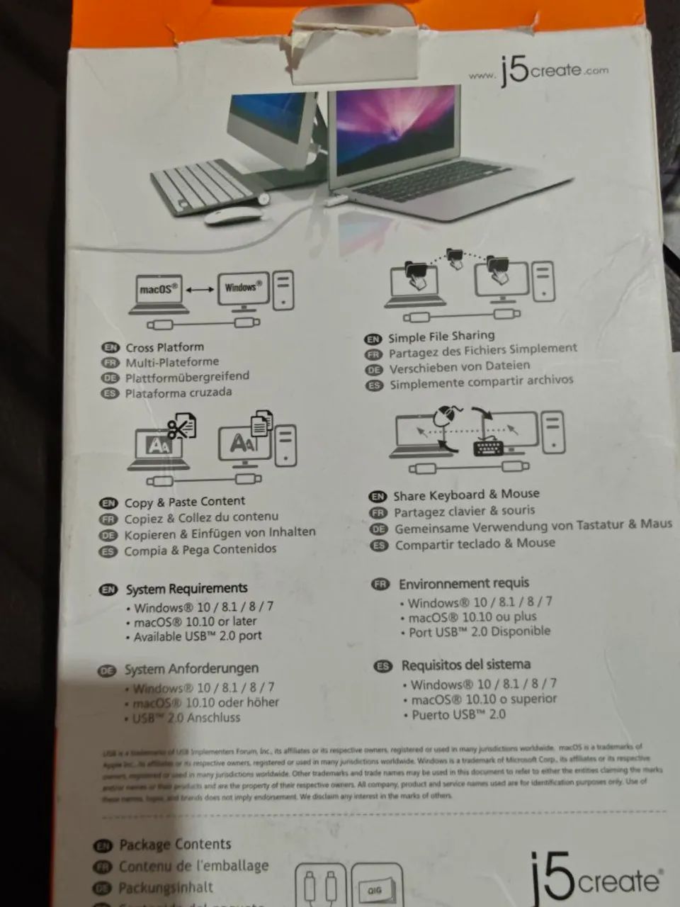 Cabo Usb J5create Juc100 Para Compartilhamento De Dados, Tec - Foto 3