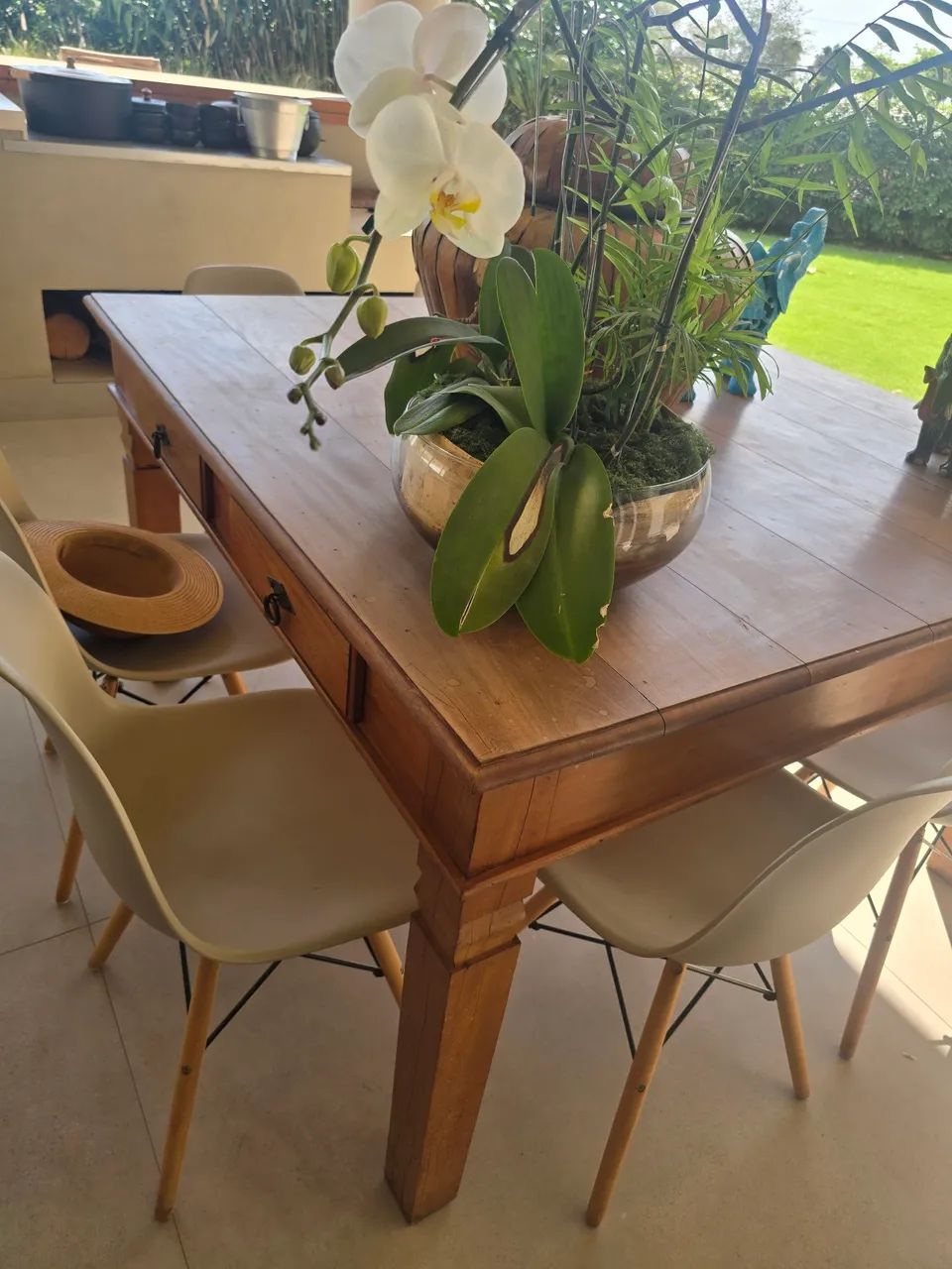 Mesa madeira maciça - Foto 2