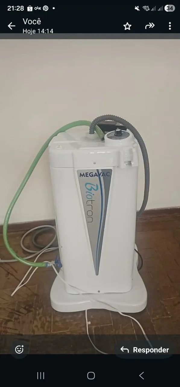 Bomba a vacuo portátil odontologica