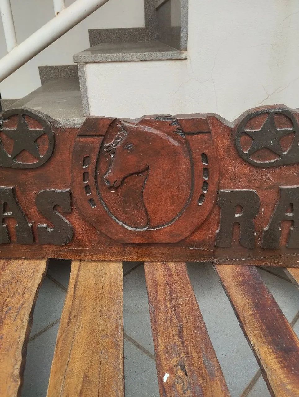 Placa de madeira rústica para decoração - Foto 3