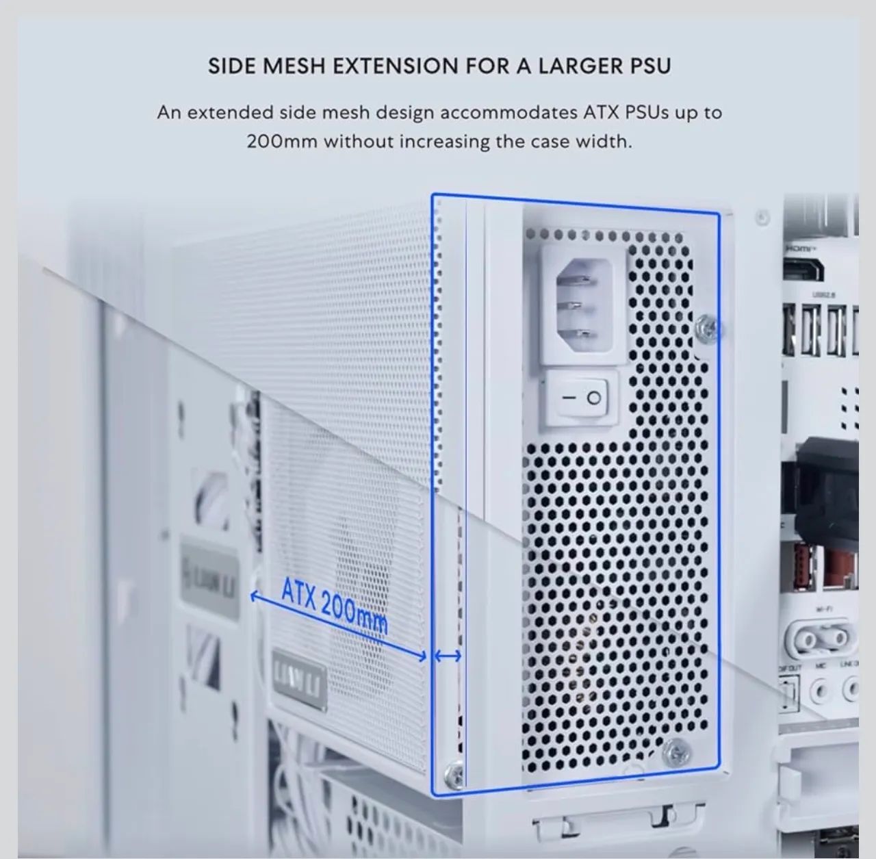 Gabinete Lian li 011 dynamic mini v2 branco - Foto 4
