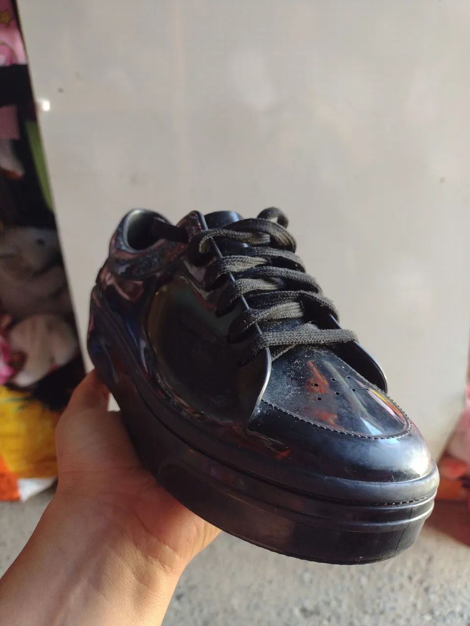 Tênis plataforma Melissa n°33/34 - Foto 2