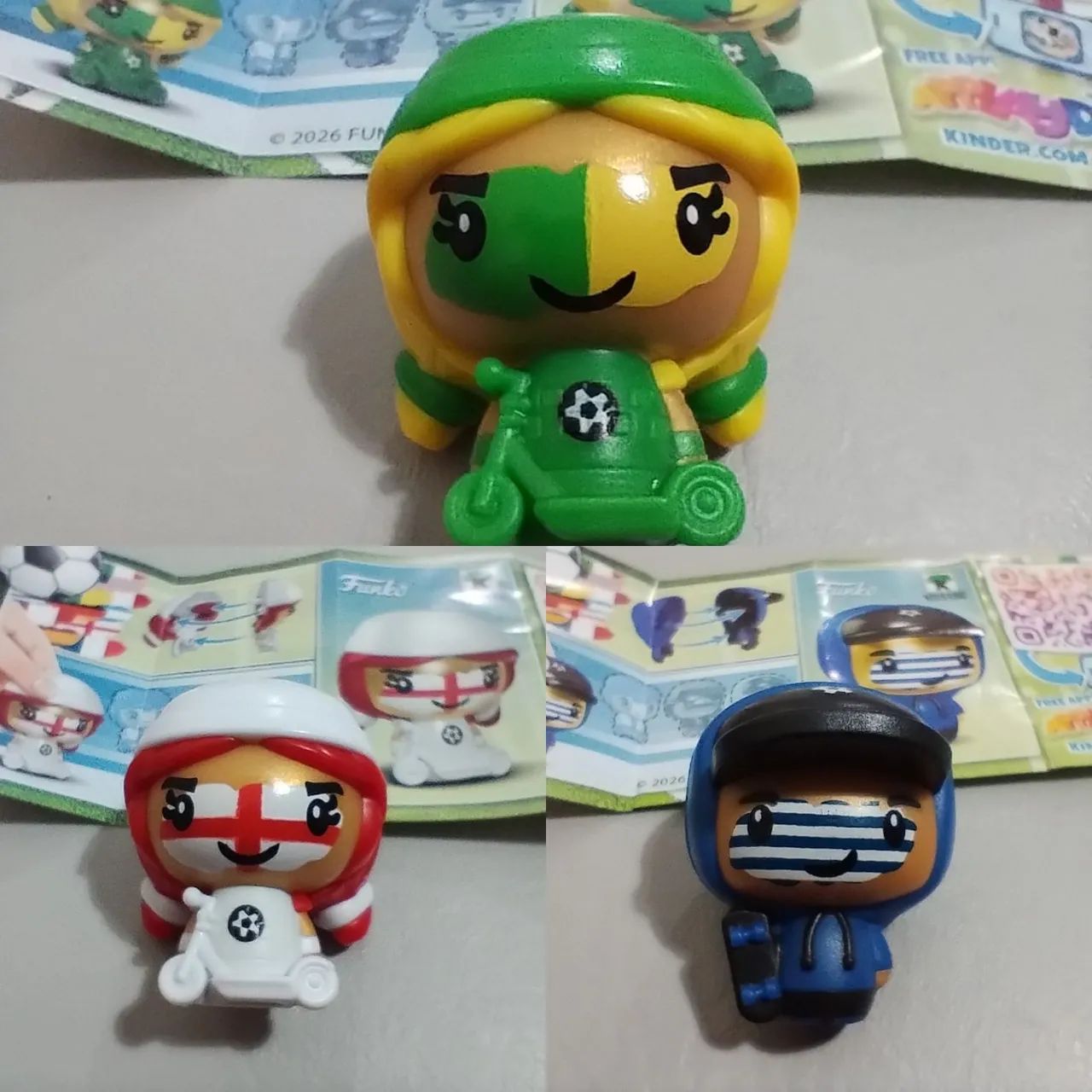 Brinquedo Kinder Copa do Mundo 2026