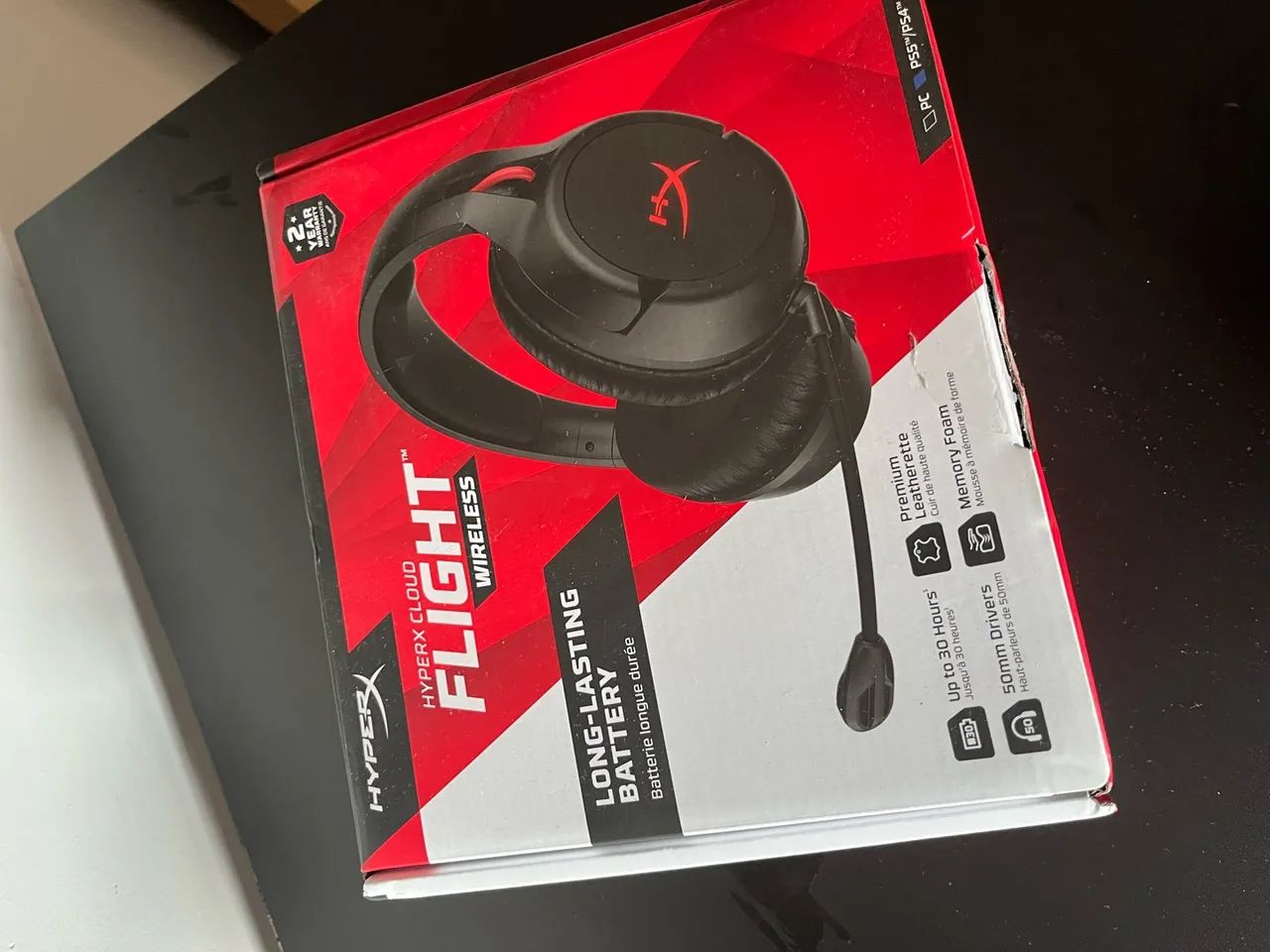 Headset HYPERX Cloud Flight - sem fio