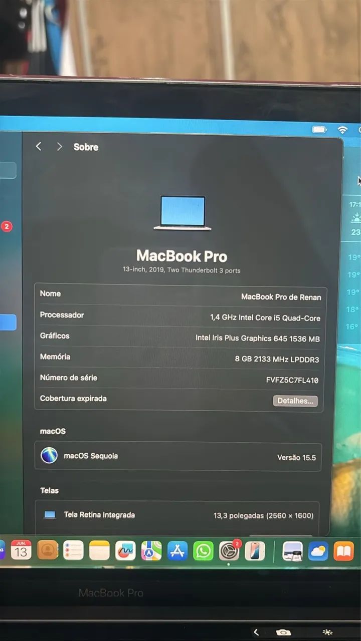 MacBook Touch Bar 2019 - Foto 4