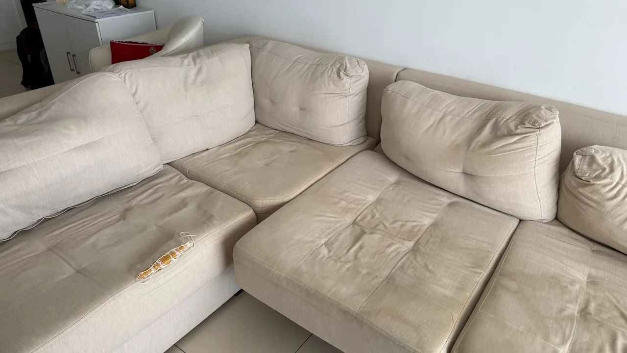 Lindo sofá de canto 5 lugares - Foto 5