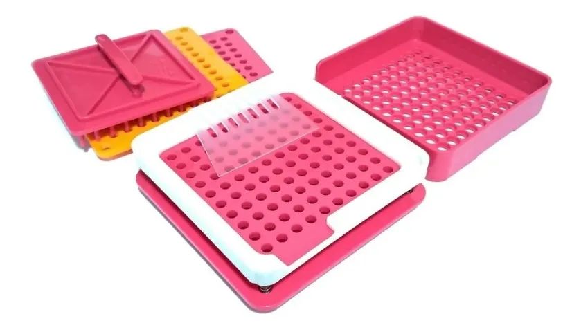 Encapsuladora Manual 100 Furos Profissional Máquina de Encher Cápsulas Suplementos e Vitam - Foto 4