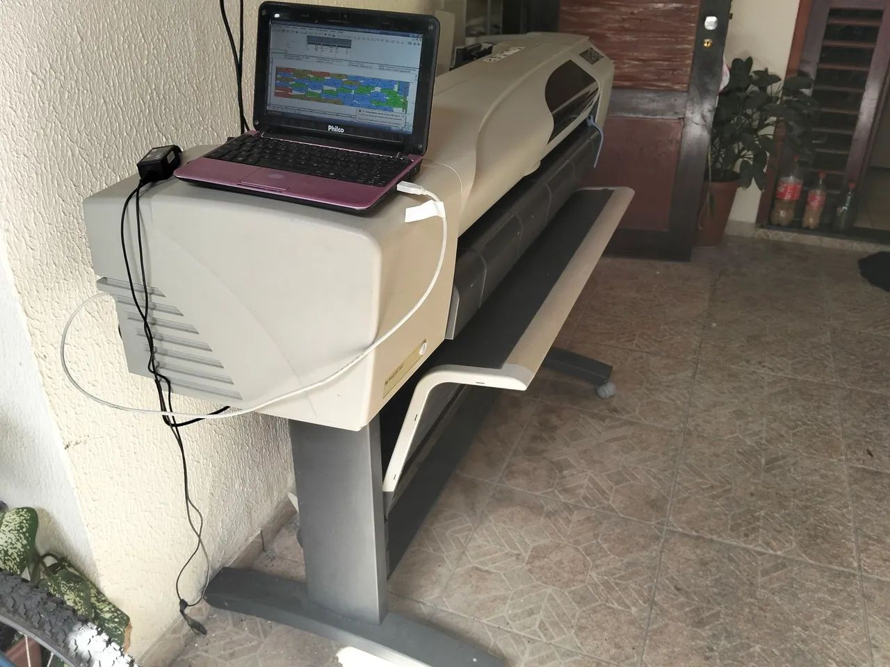 Plotter Hp 500 monocromática. - Foto 4