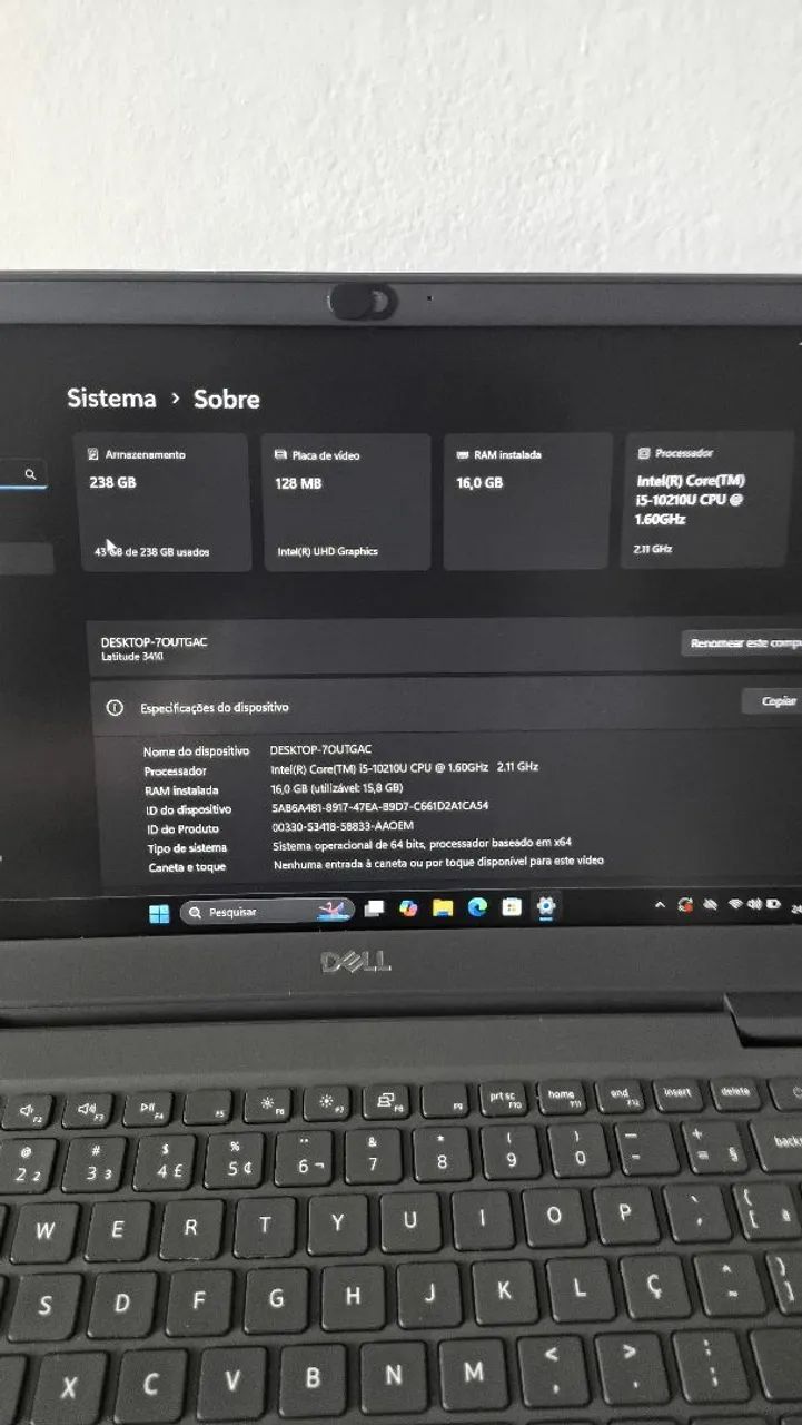 Dell i5 10° com 16 gb top barbada!!! - Foto 3