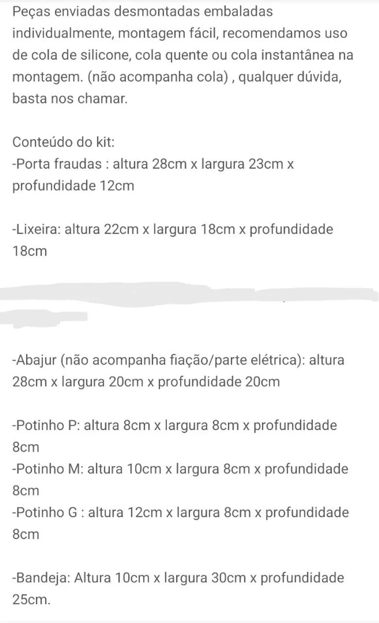Kit higiene bebê MDF Cru Elefantinho - Foto 5