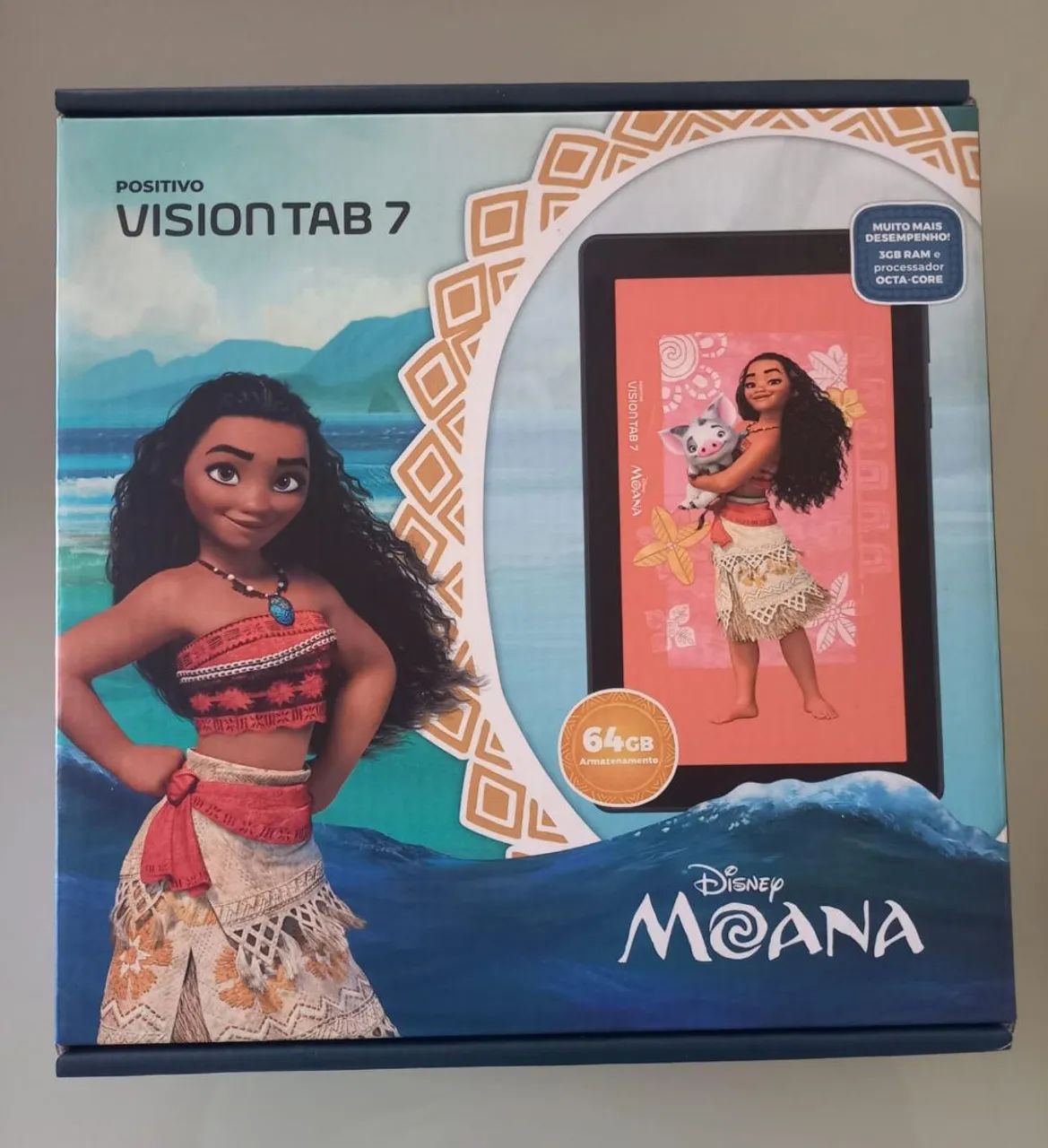 TABLET POSITIVO 7" LACRADO INFANTIL MOANA E MINIOS - Foto 4