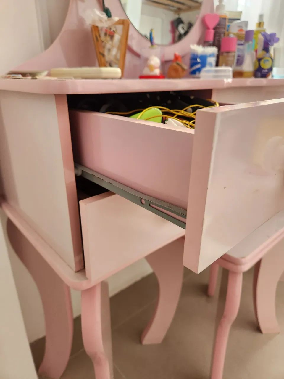Penteadeira Infantil com banqueta - Foto 2