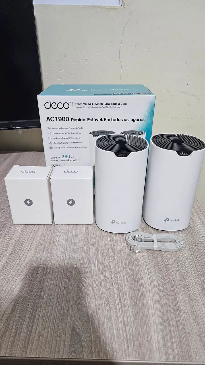 Roteador Wi-fi Mesh TP-Link Deco S7 AC1900 (2-pack)
