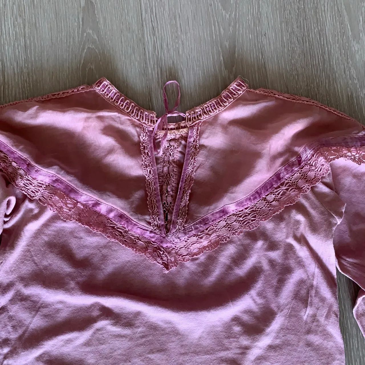 Blusa Malha Manga Rendada - Foto 3
