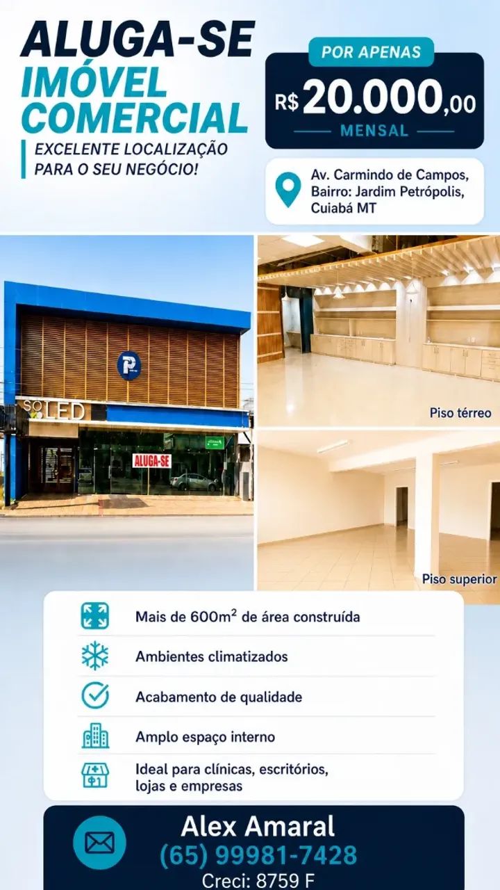 Imóvel Comercial 600 m2 - Carmindo de Campos, Jardim Petrópolis (próximo a Todimo) - Foto 2