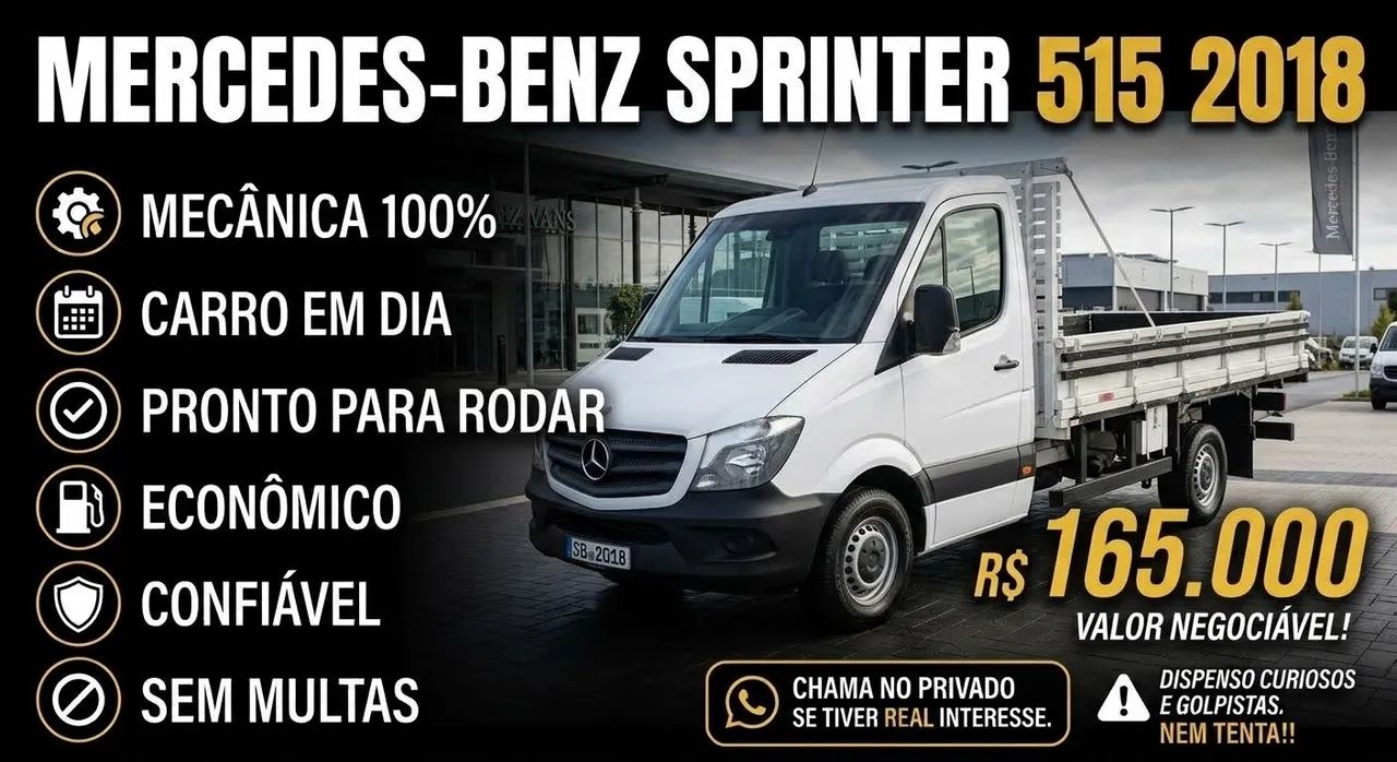 Mercedes-Benz Sprinter 515 Van 2.2 Diesel 2018