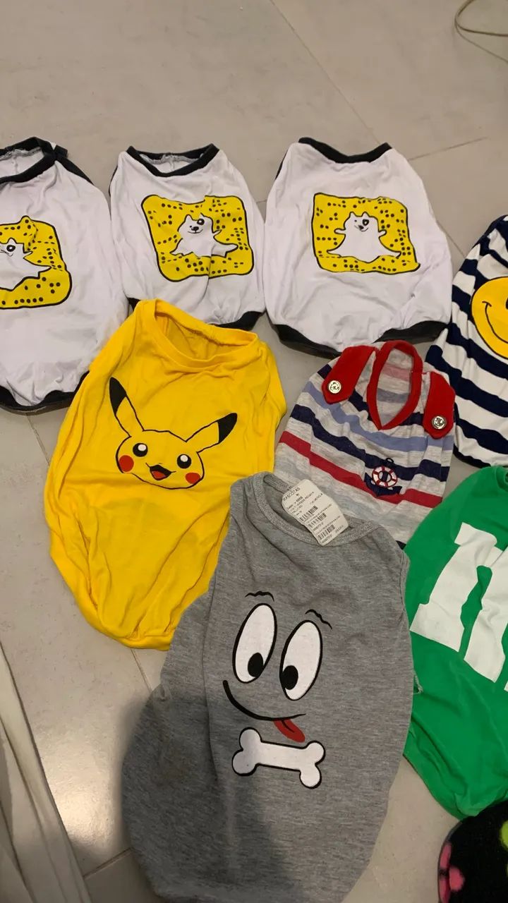 lotinho roupas, peitoral e vasilhame de cachorro  - Foto 5