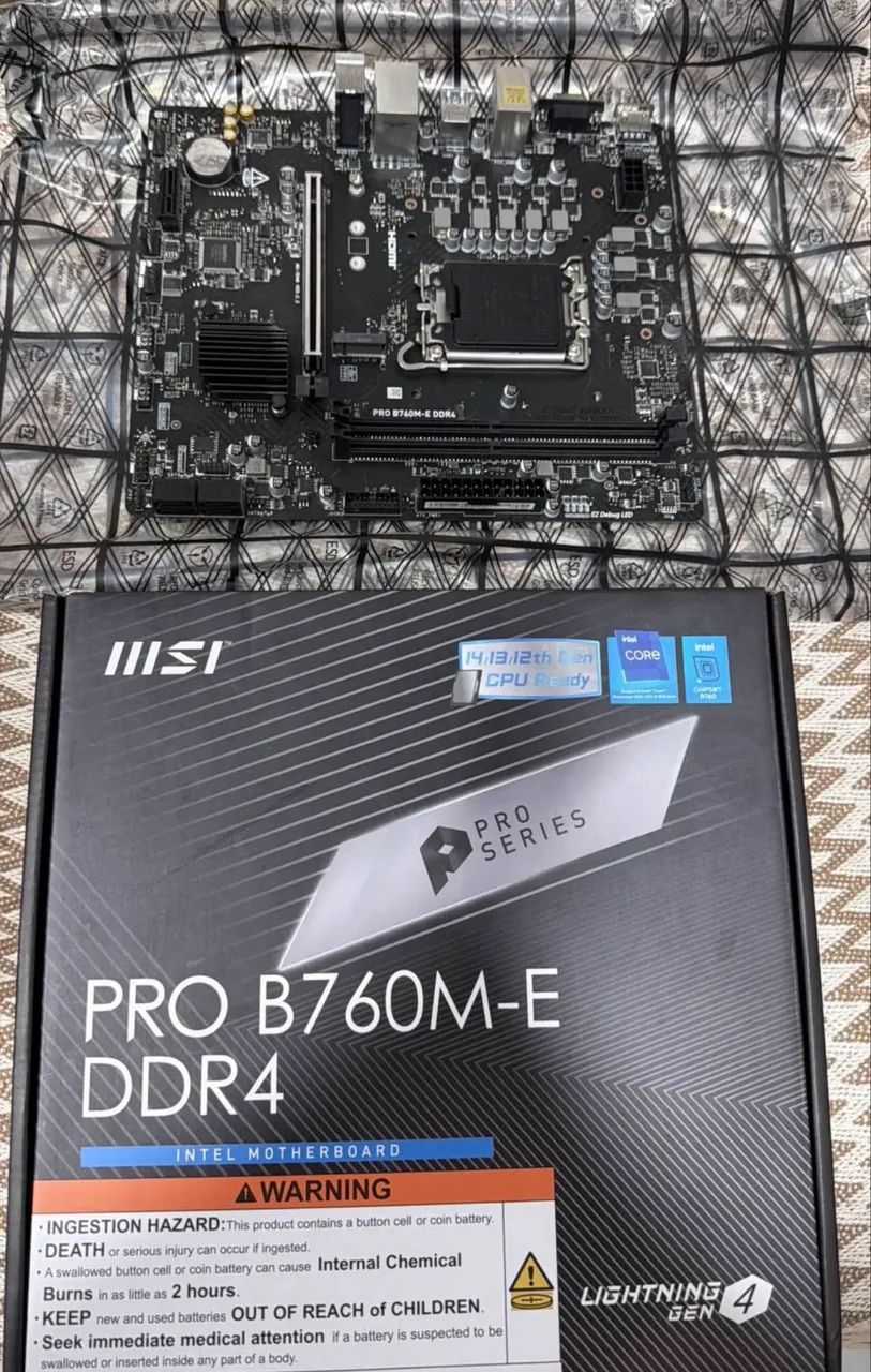 Placa mãe MSI B760M-E Pro DDR4