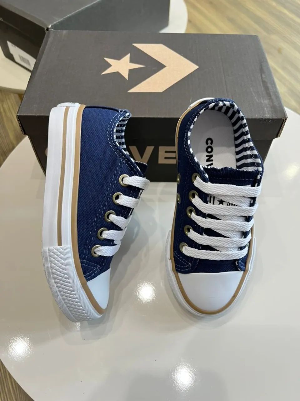 Tênis AllStar Converse Jeans Infantil Vulcanizado Linha premium - Disponível 27 ao 30  - Foto 4
