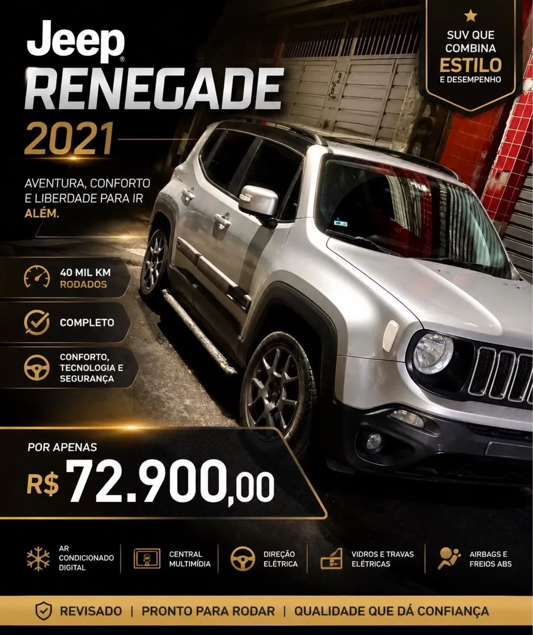 Jeep Renegade Renegade Sport 1.8 4x2 Flex 16V Aut. 2021