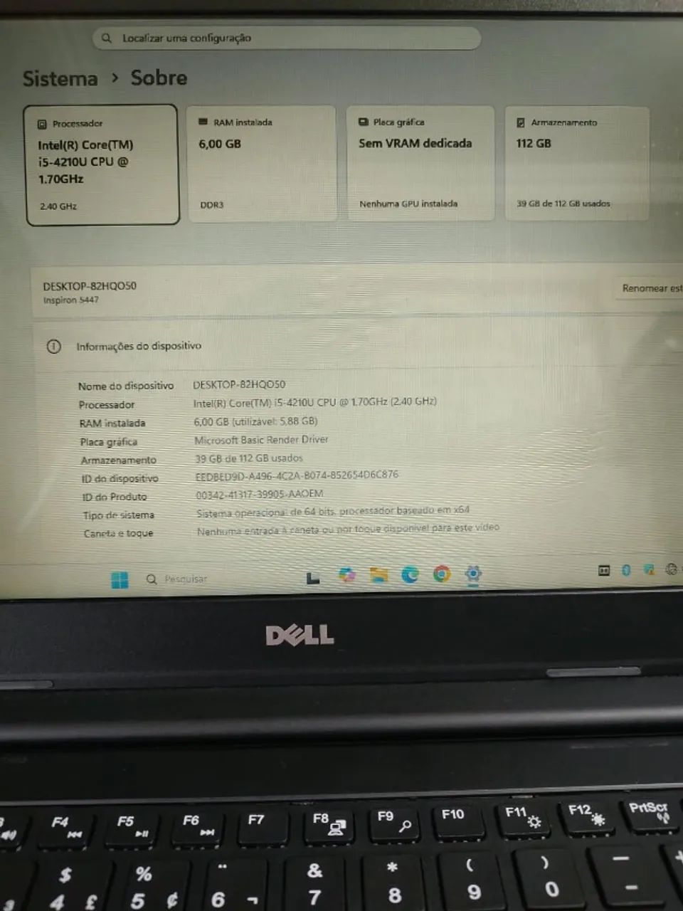 Notebook Dell Inspiron 14' - Foto 3