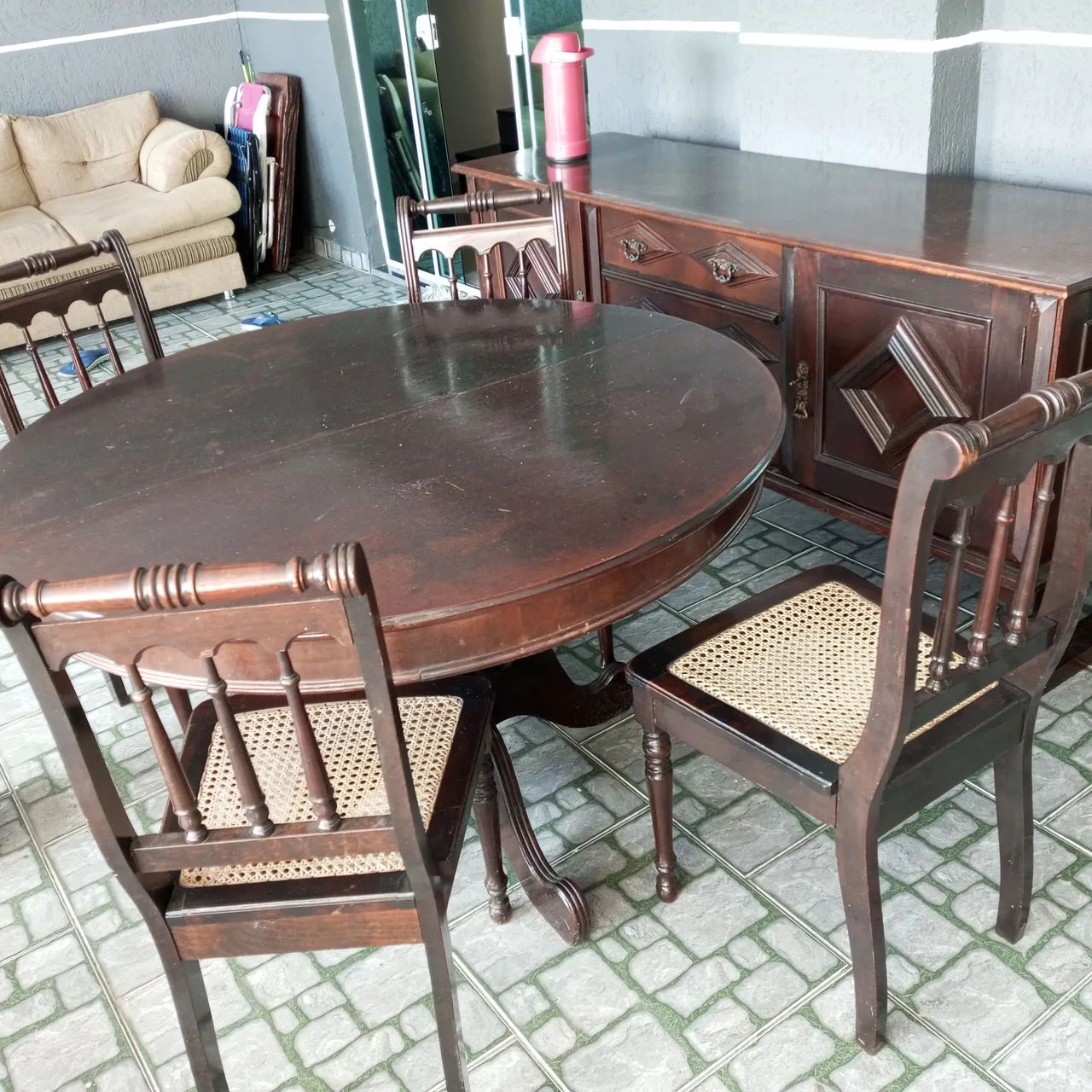 Mesa antiga madeira  - Foto 3