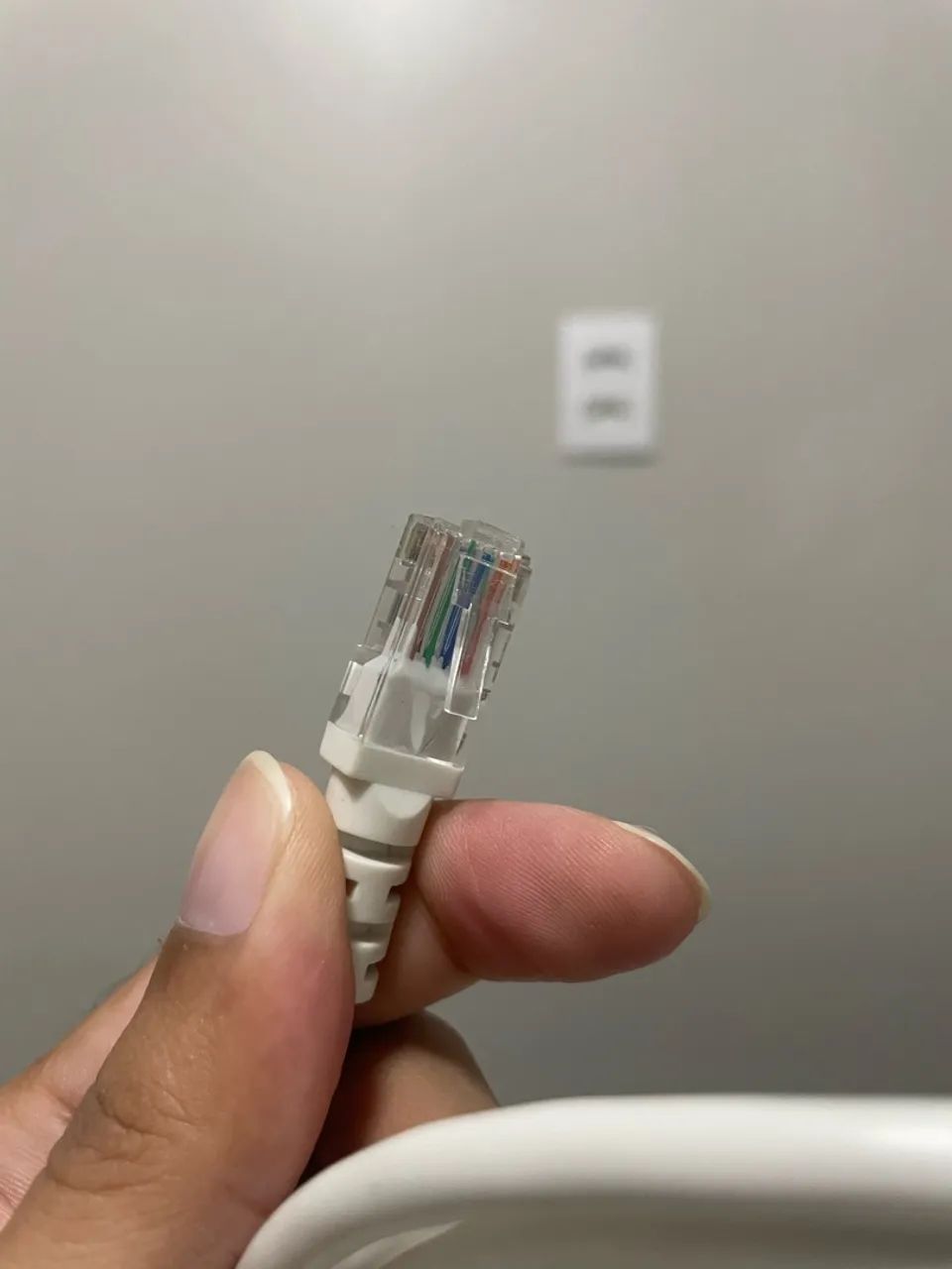 Cabo de Rede (Path Cord) Cat6 - Branco 2,5m - Foto 3
