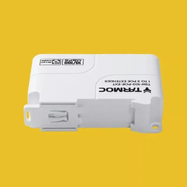 SWITCH POE EXTENSOR DE REDE FIBRA ÓPTICA POE POWER OVER ETHERNET TSW-103-POE-EXT - Foto 2