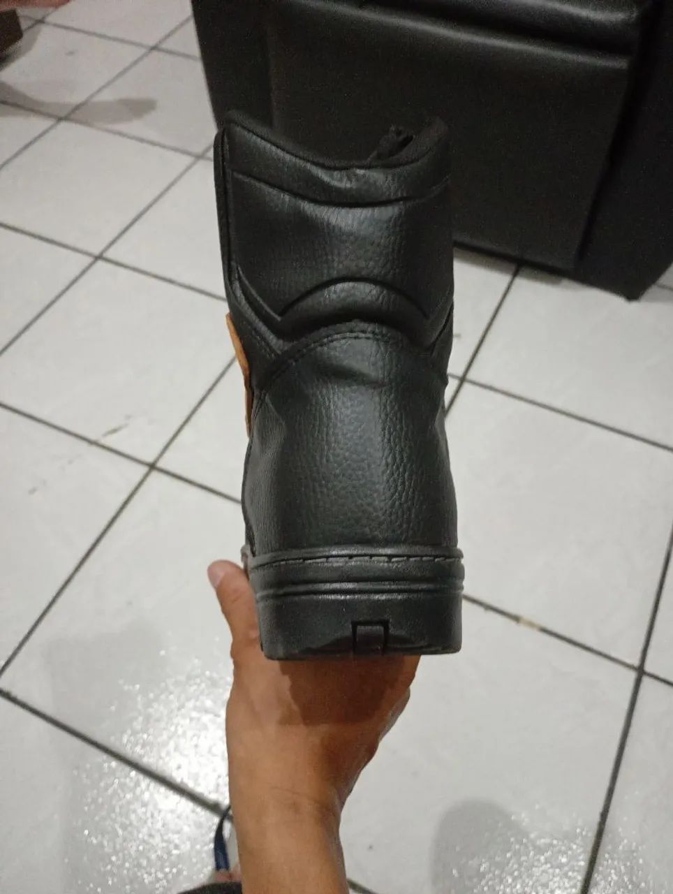 Bota masculina motoqueiro  - Foto 5