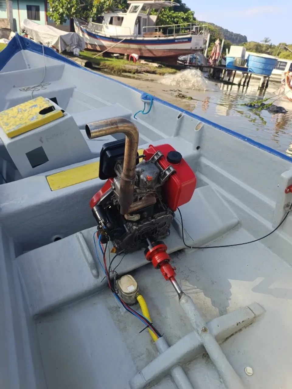 Barco Seminovo Fibra de Vidro | Impecável | Motor Toyama 2019 - Foto 6