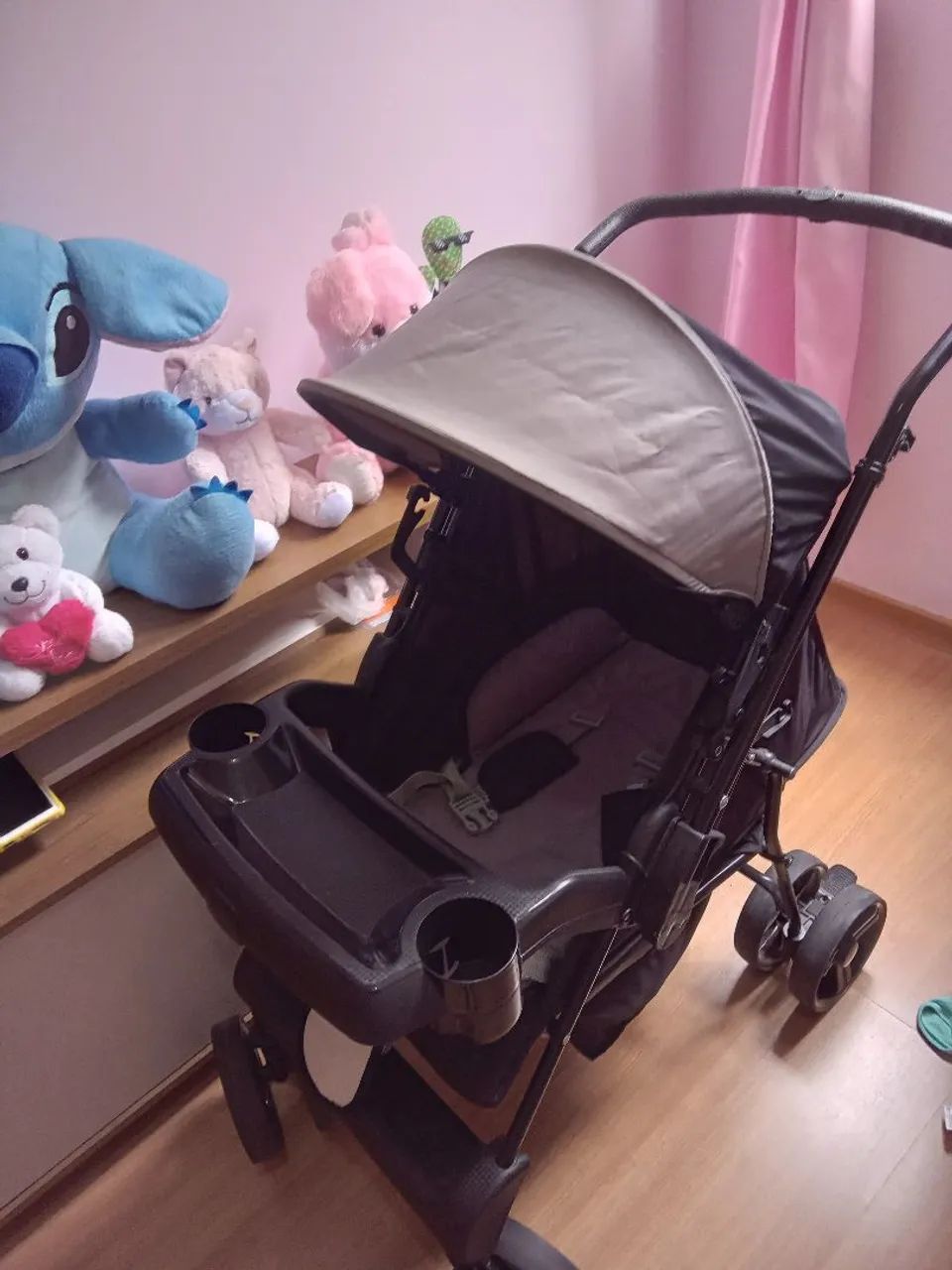 Kit carrinho de bebê e bebê conforto - Foto 4
