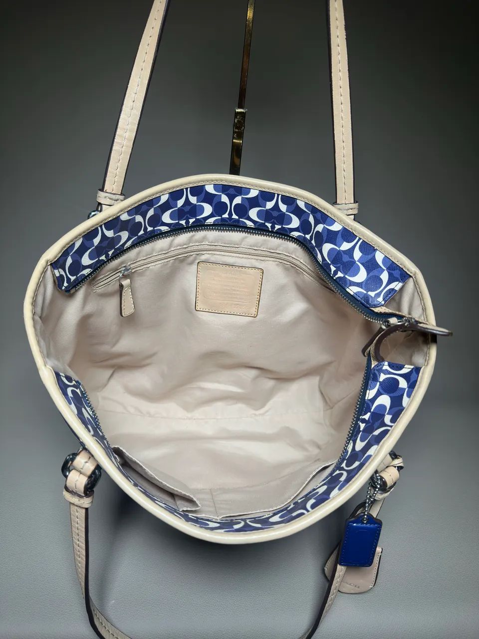 bolsa coach peyton dream c azul - Foto 4