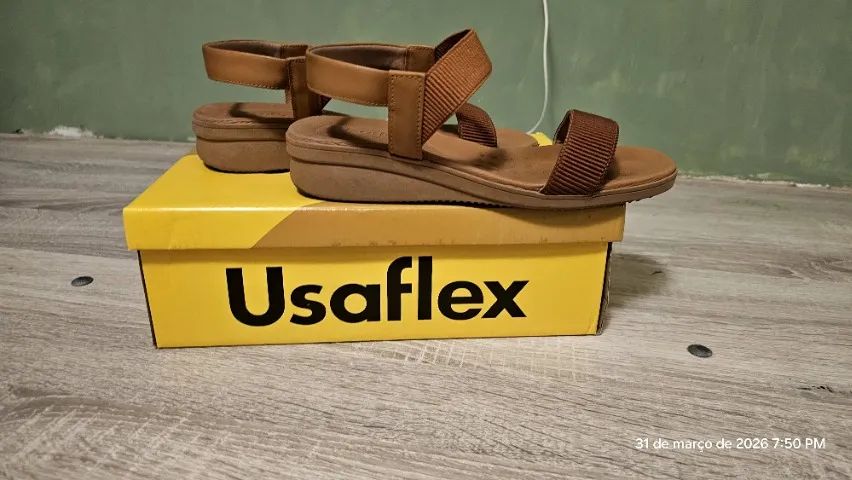 Sandália Usaflex tamanho 37