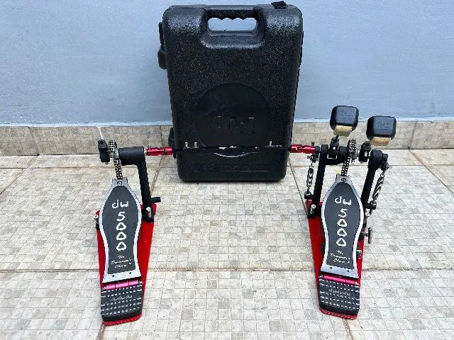 PEDAL DUPLO DW 5000 COM CASE! OTIMO ESTADO