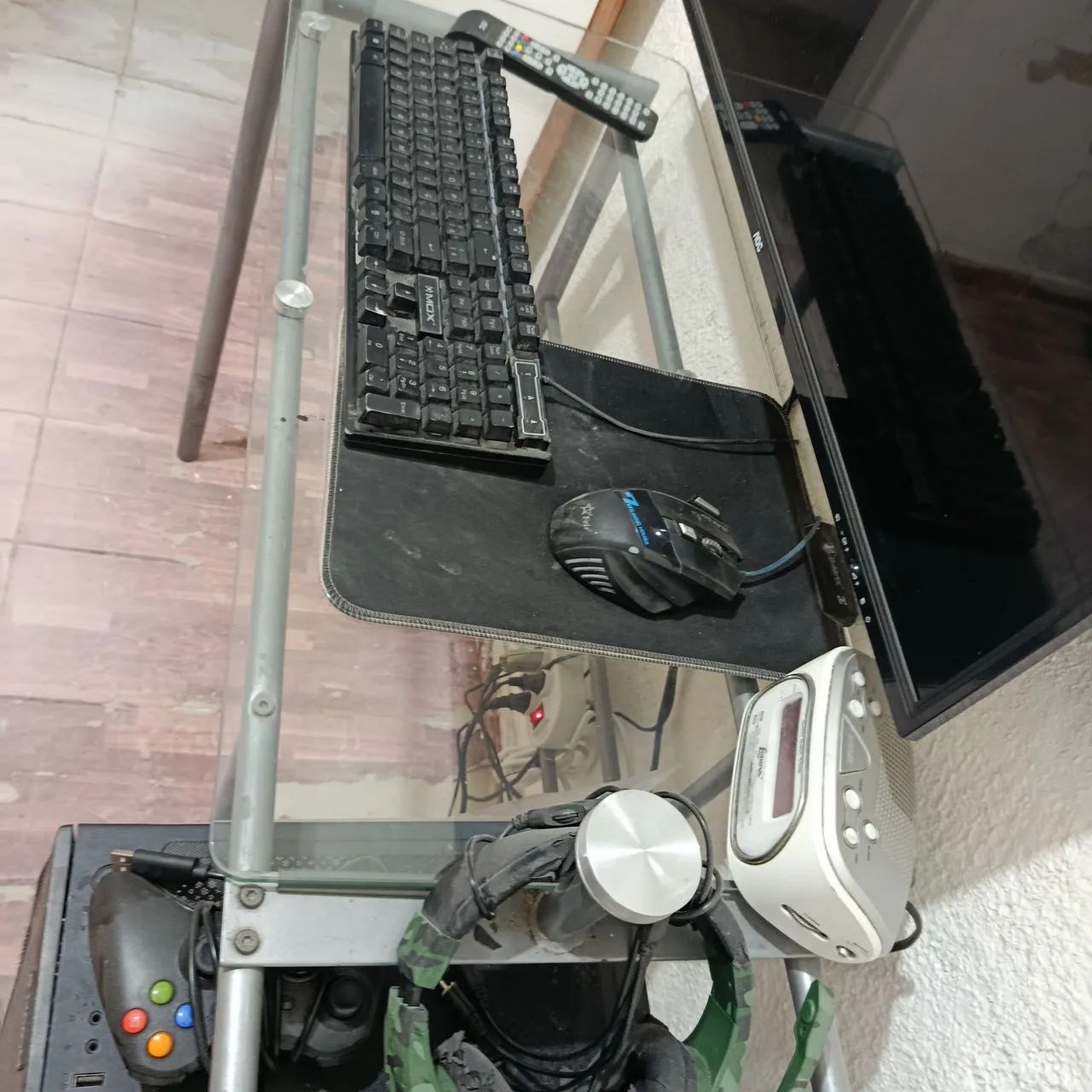 Mesa de computador de vidro  - Foto 3