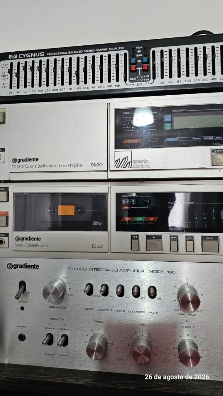 Vendo Sistema de Som Gradiente Modelo 160 - Foto 3