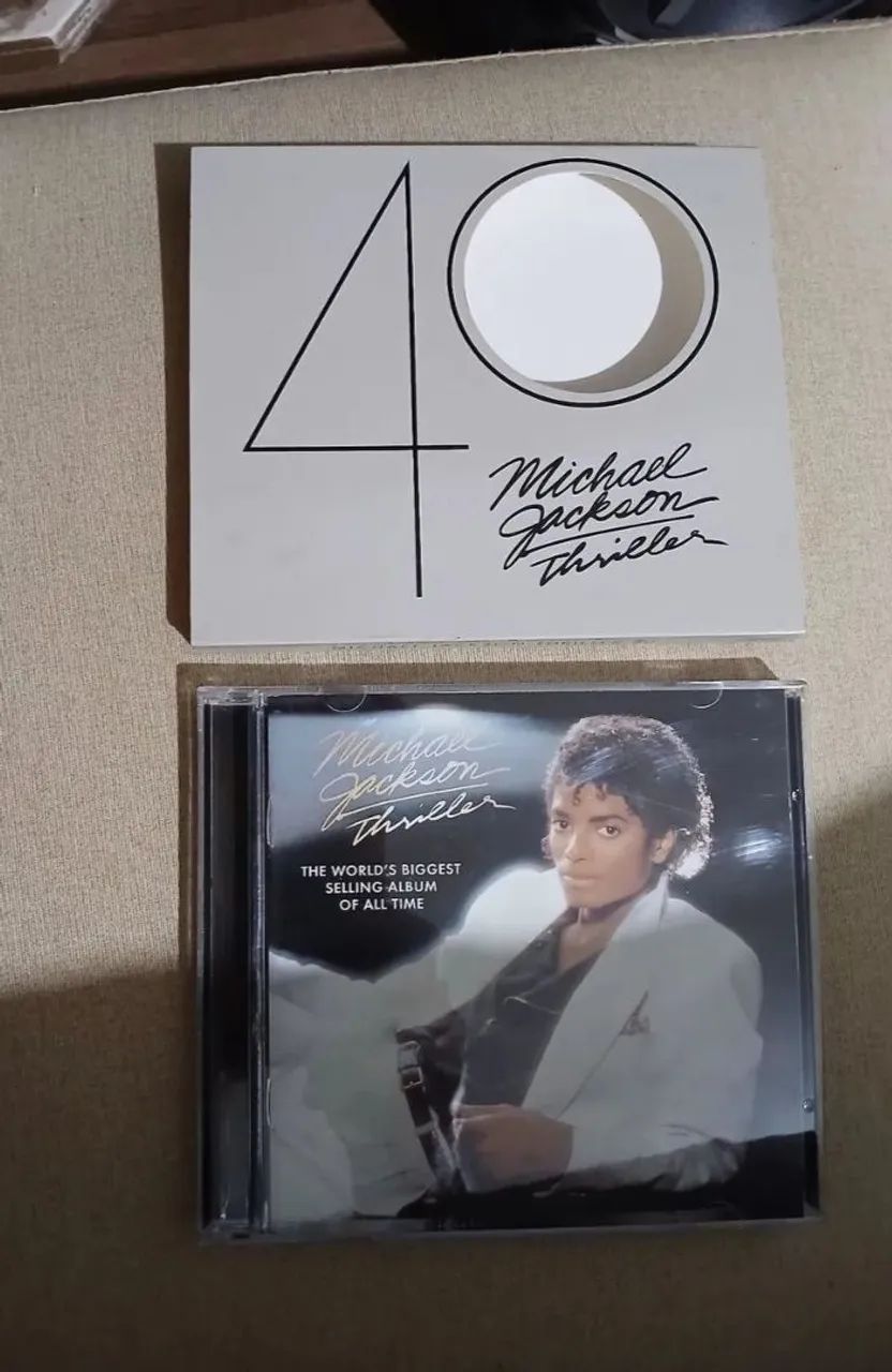 CD duplo Michael jackson Thriller 40 importado - Foto 2