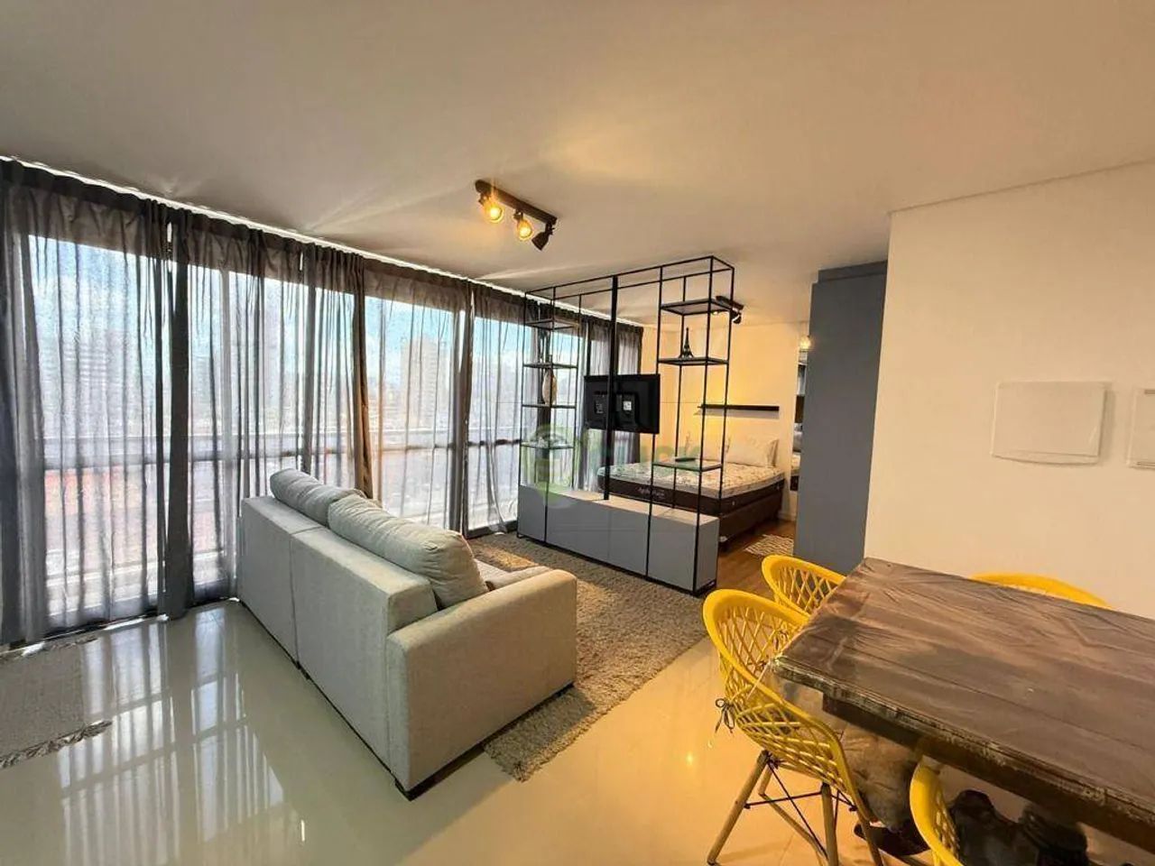 Apartamento Studio mobiliado e decorado no centro de Joinville SC - Foto 5