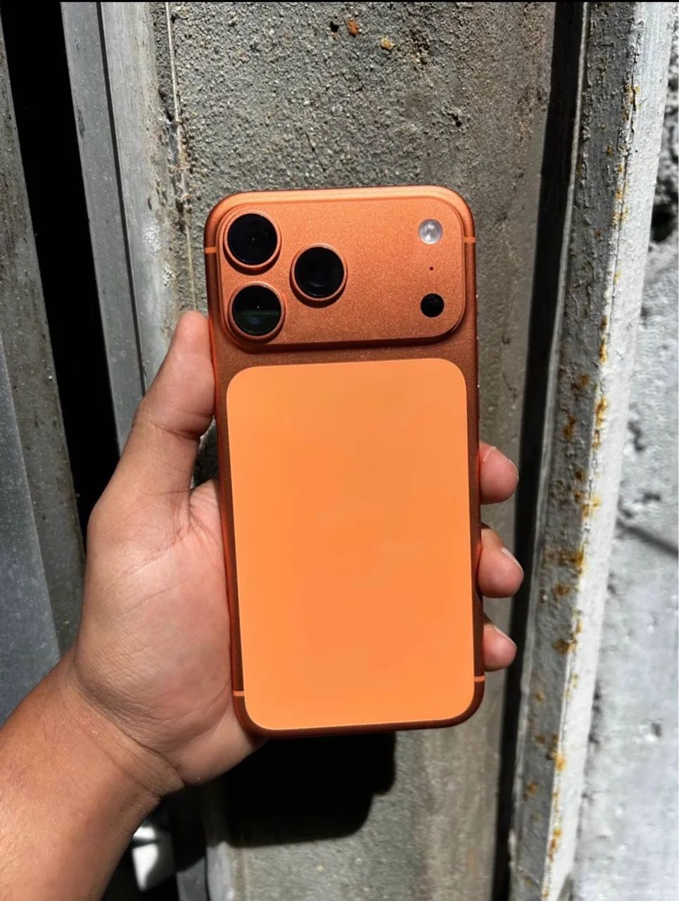 iPhone 17 pro max 256 G no cor laranja  - Foto 4