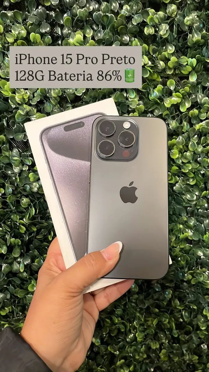iPhone 15 Pro 128Gb Preto