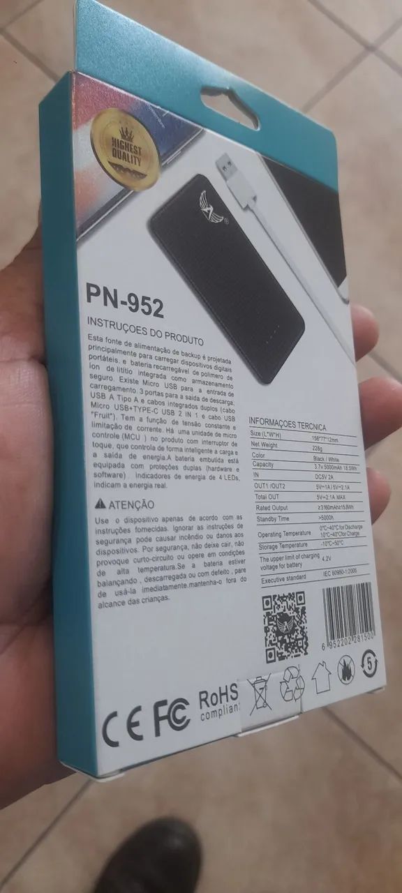 Carregador portátil. Só 45,00  - Foto 2
