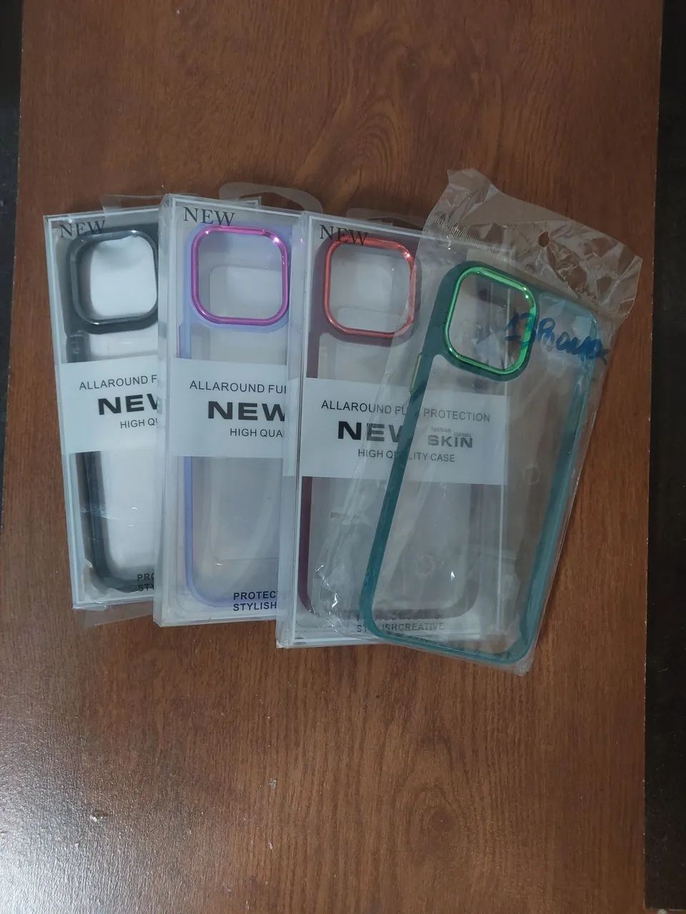 Kit 4 capinhas para iphone 13 pro max