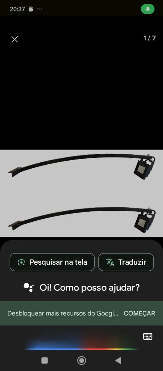 Refletor led e haste 