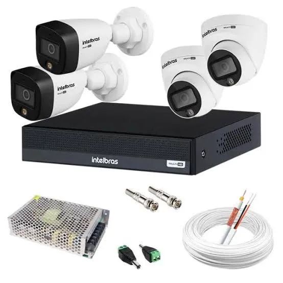 Kit de câmeras de segurança eletrônica 