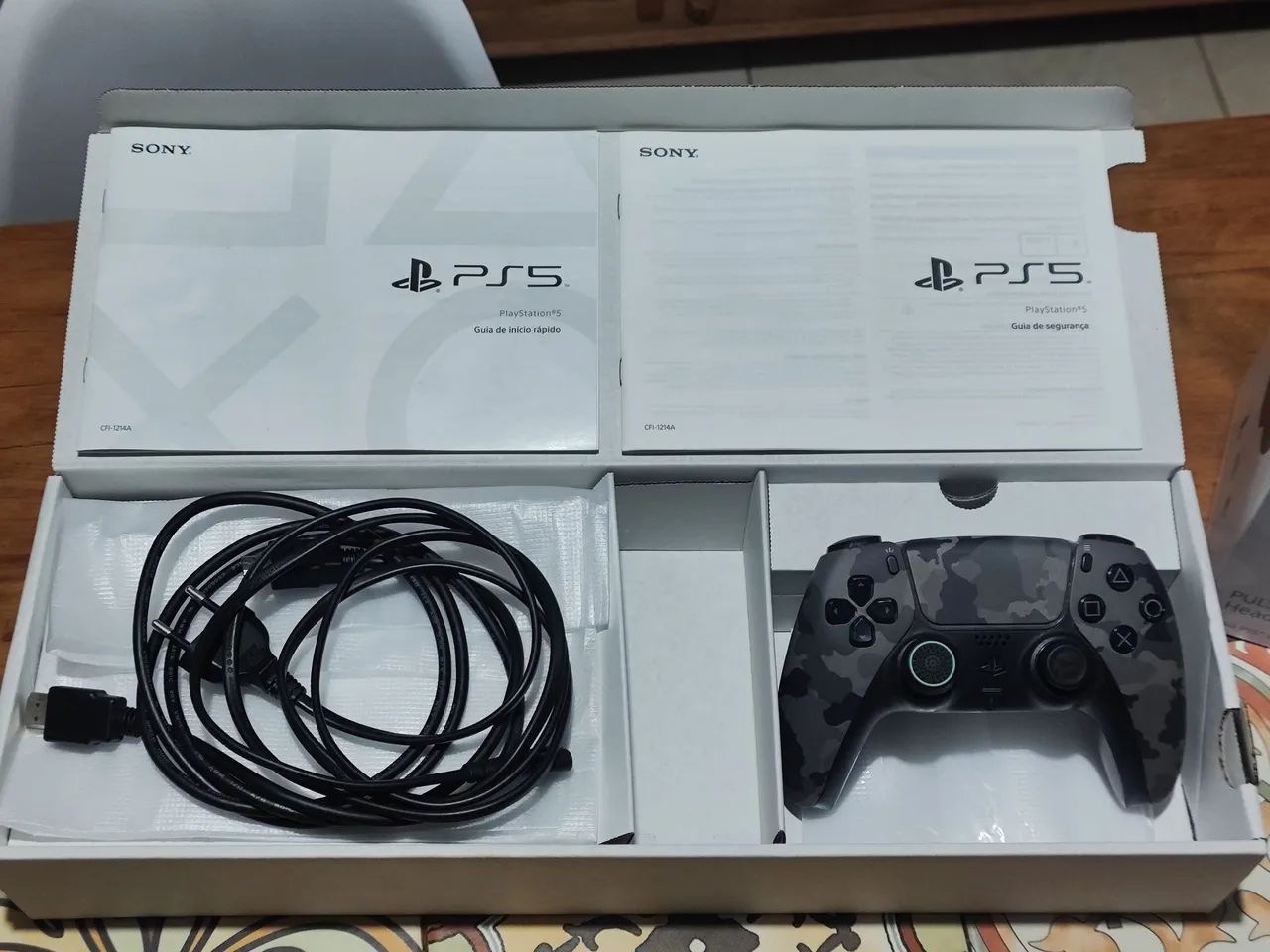 Controle Original Playstation 5 Controle PS5 Dual Sense Camuflado 