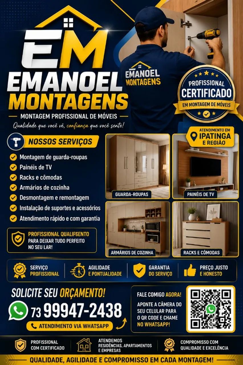Montagem e desmontagem de móveis 