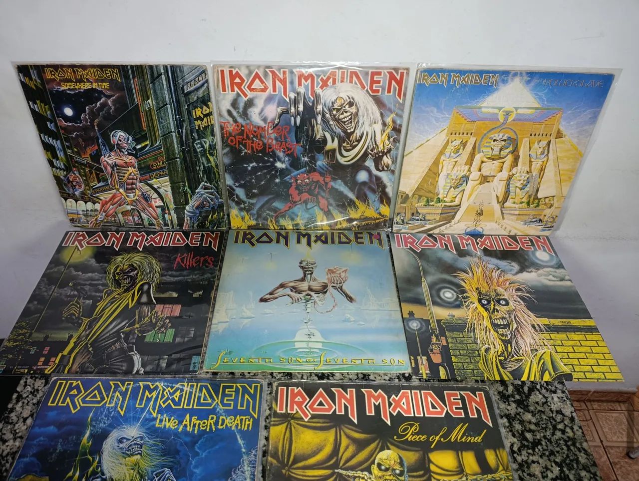 Discos de vinil, LP, Iron maiden coleção VG+ - Foto 2