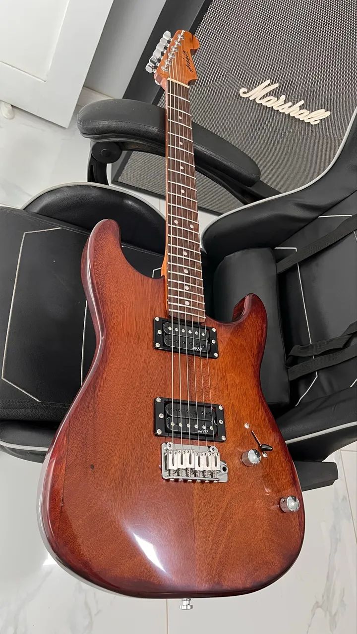Guitarra Luthier estilo Charvel com Malagoli - Foto 3