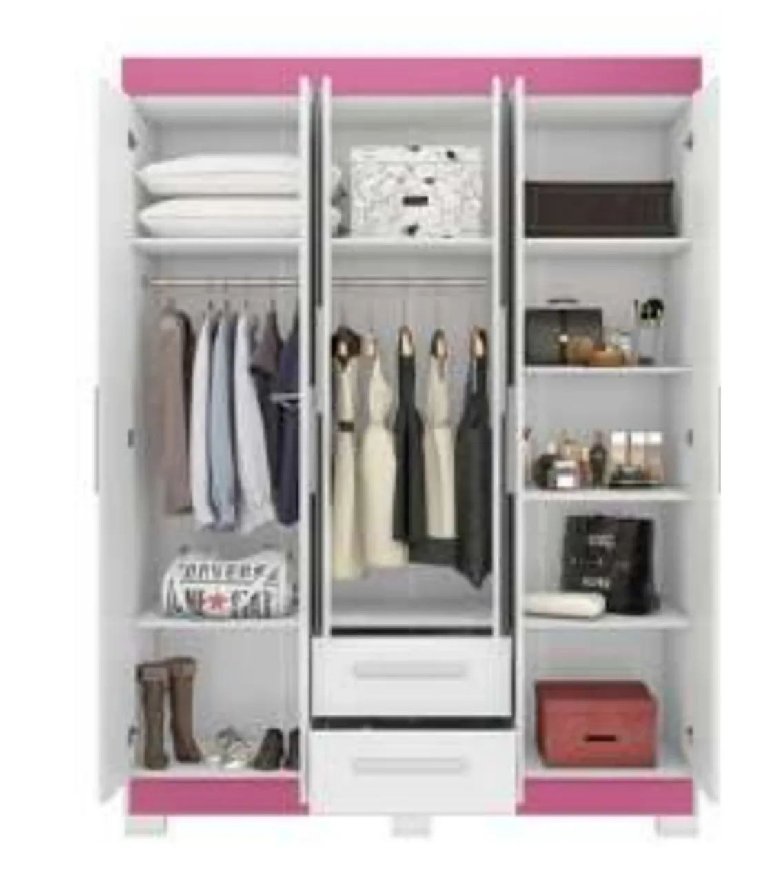 Guarda roupa 6015 6 portas  - Foto 4