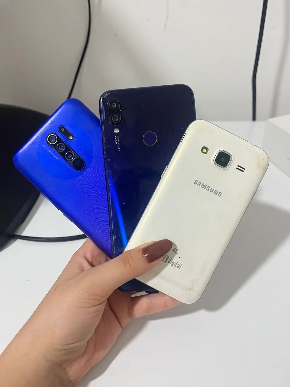     ? Lote com 3 Celulares - Xiaomi e Samsung - Leia a Descrição